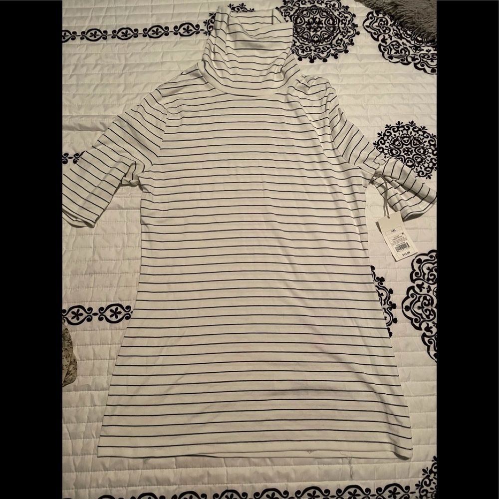 New Day turtleneck short sleeve top